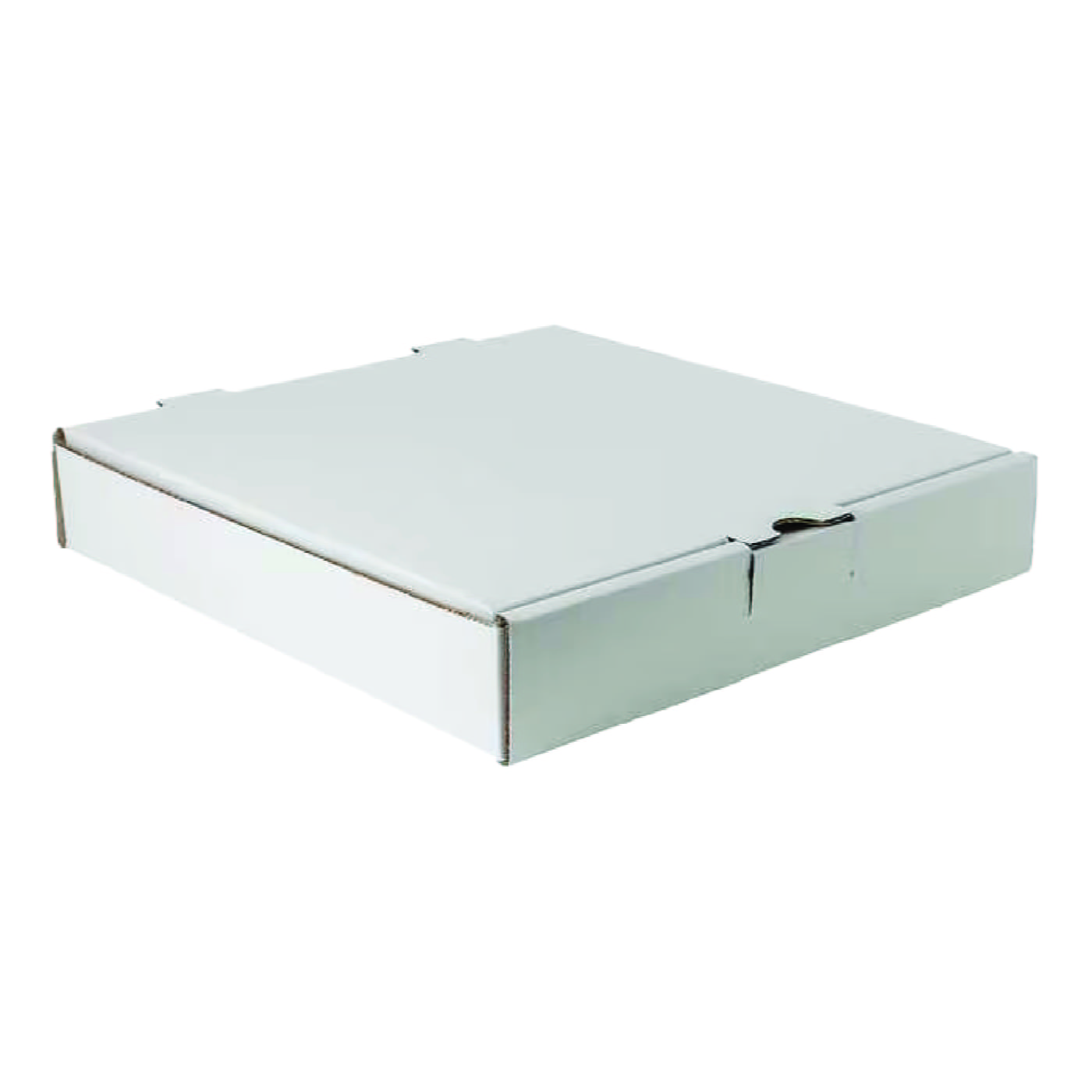 BOÎTES PIZZA 33x33x3,8 CM BLANC CARTON MICROCANAL (100 UNITÉS) - REF. 235.38 main image 0